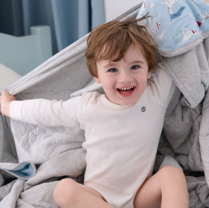 Bamboo Jersey Nook Quilted Cozy Blanket | 2.0 TOG - Puppy Park