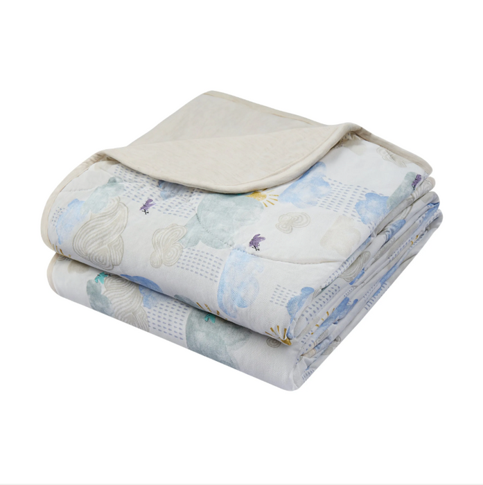 Bamboo Jersey Nook Quilted Cozy Blanket | 2.0 TOG - Fluffy Puffs