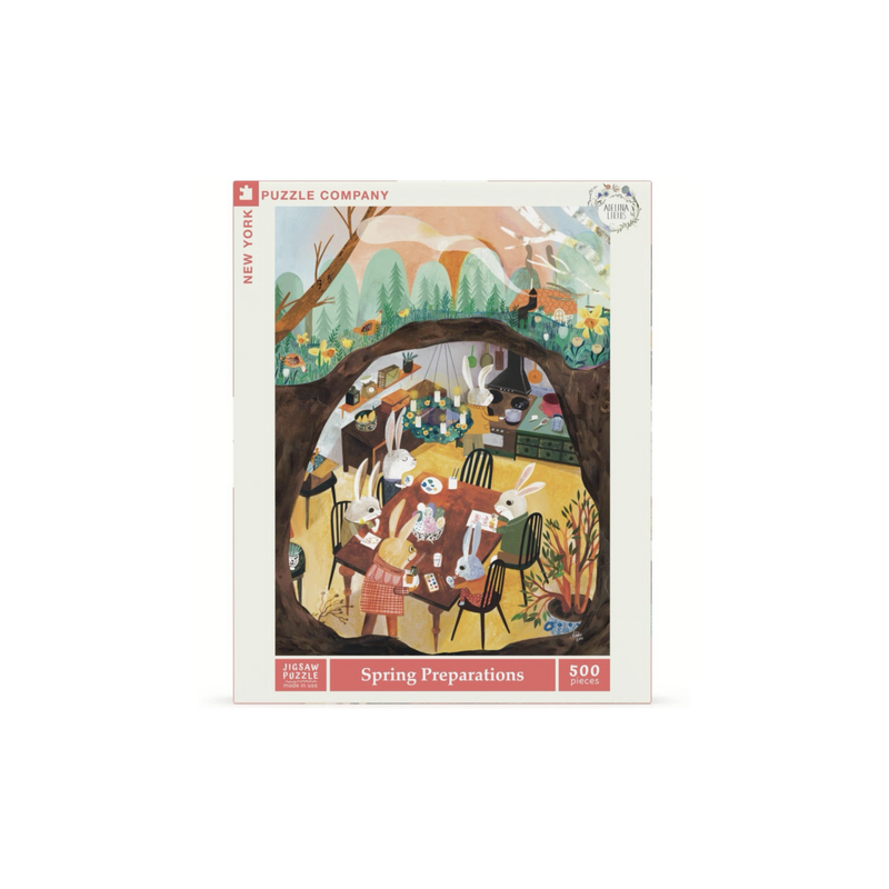 New York Puzzle - Spring Preparations 500 Piece Puzzle