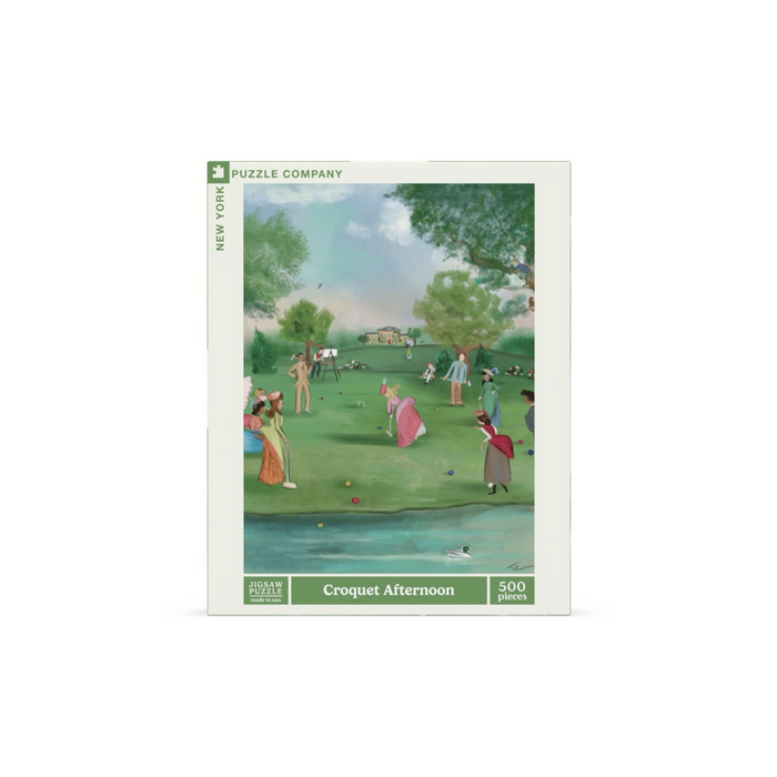 New York Puzzle - Croquet Afternoon 500 Piece Puzzle