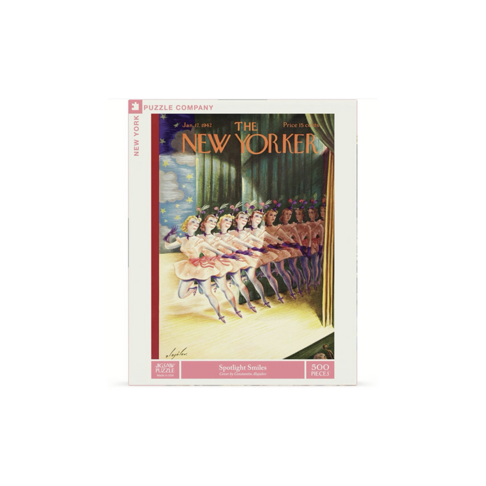 New York Puzzle - Spotlight Smiles 500 Piece Puzzle