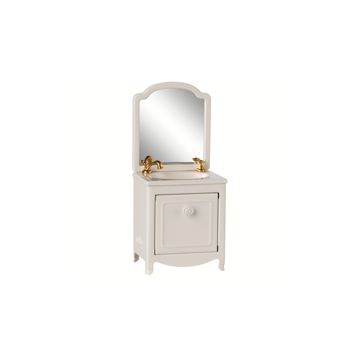 Maileg Sink dresser, Mouse - Off white