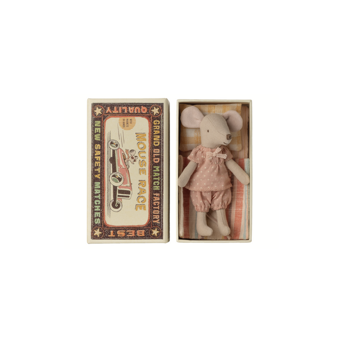 Maileg Big sister mouse in matchbox