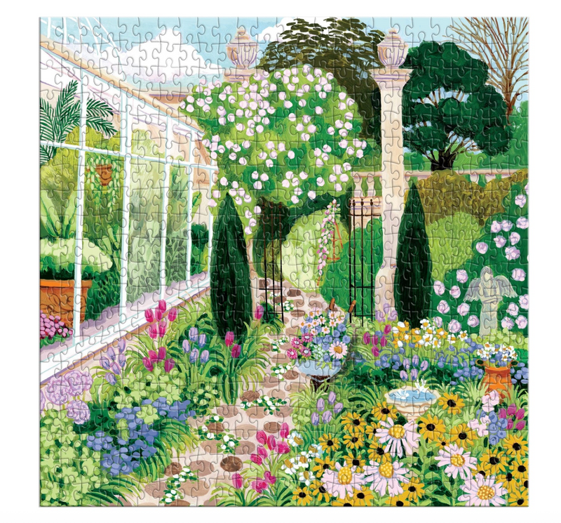 Galison: Evergreen Gardens 500 Piece Puzzle