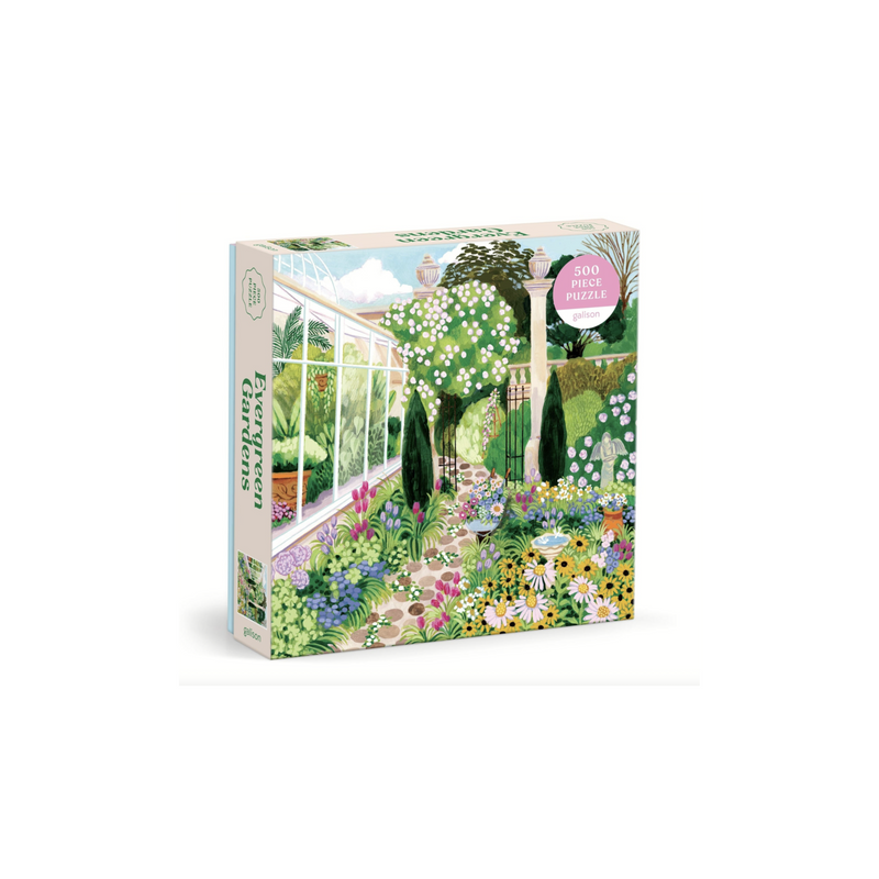 Galison: Evergreen Gardens 500 Piece Puzzle