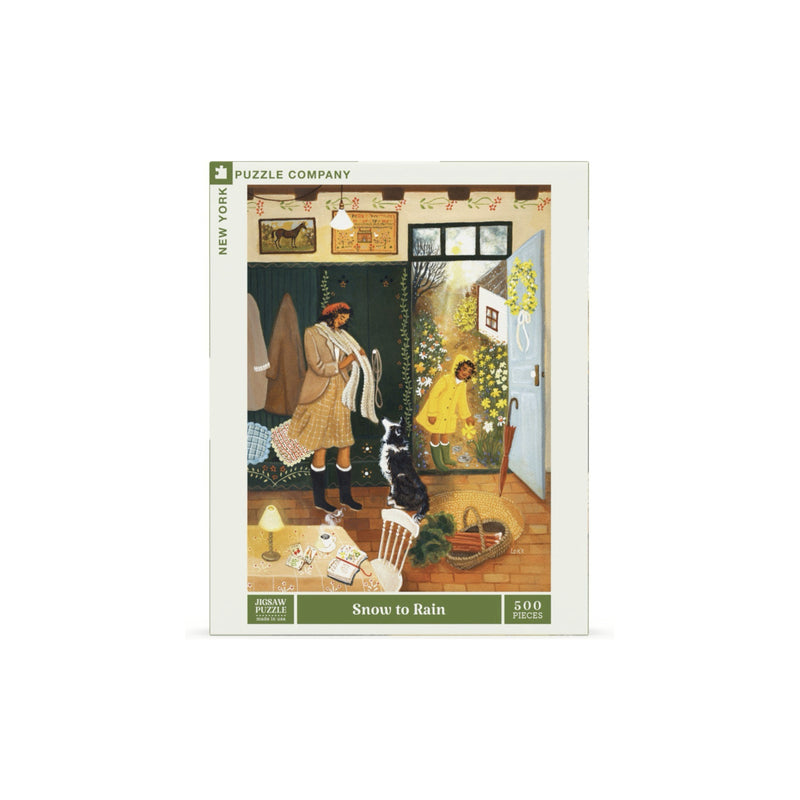 New York Puzzle - Snow to Rain 500 Piece Puzzle