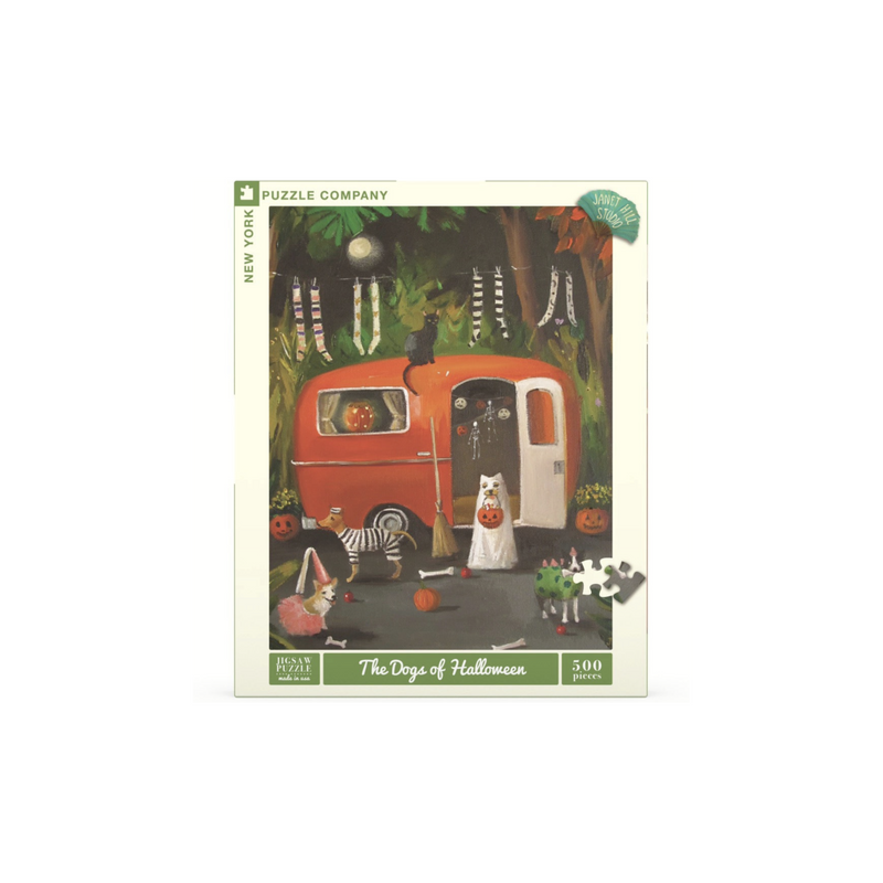 New York Puzzle - The Dogs of Halloween 500 Piece Puzzle