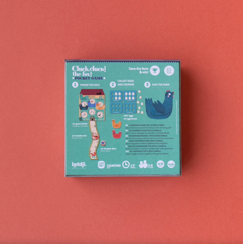 Londji Pocket Game - Cluck, Cluck! The Fox!