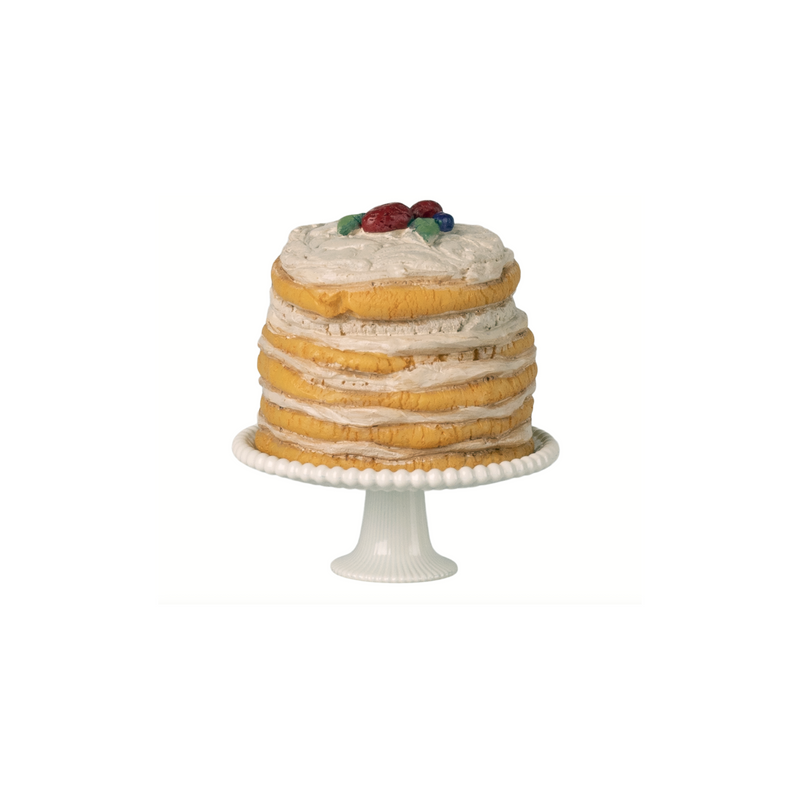 Maileg Party cake and cake stand, Mouse