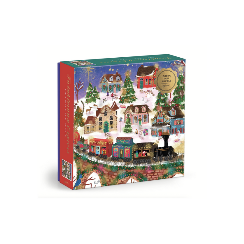 Galison: Joy Laforme Twinkletown Express 1000 Piece Foil Puzzle
