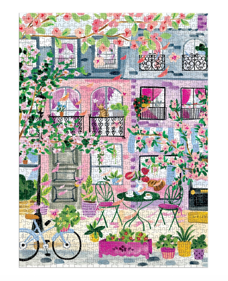 Galison: Cherry Lane Blossoms 1000 Piece Puzzle