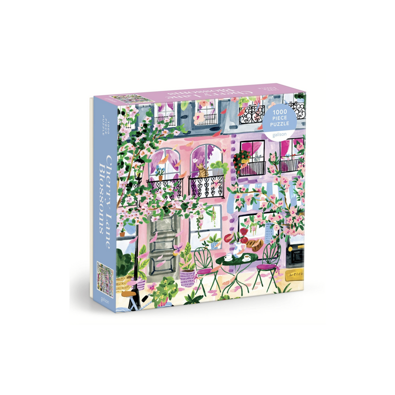 Galison: Cherry Lane Blossoms 1000 Piece Puzzle