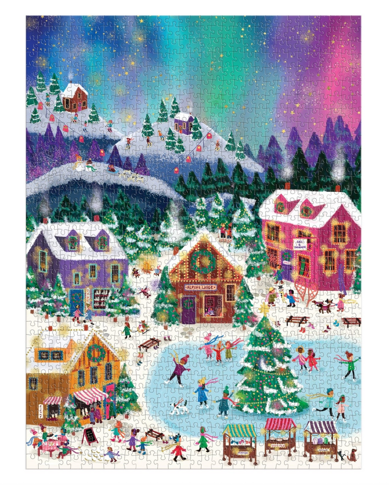 Galison: Joy Laforme Northern Lights 1000 Piece Foil Puzzle