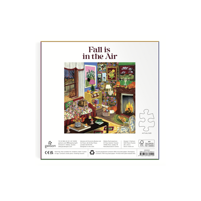 Galison: Fall is in the Air 500 Piece Puzzle