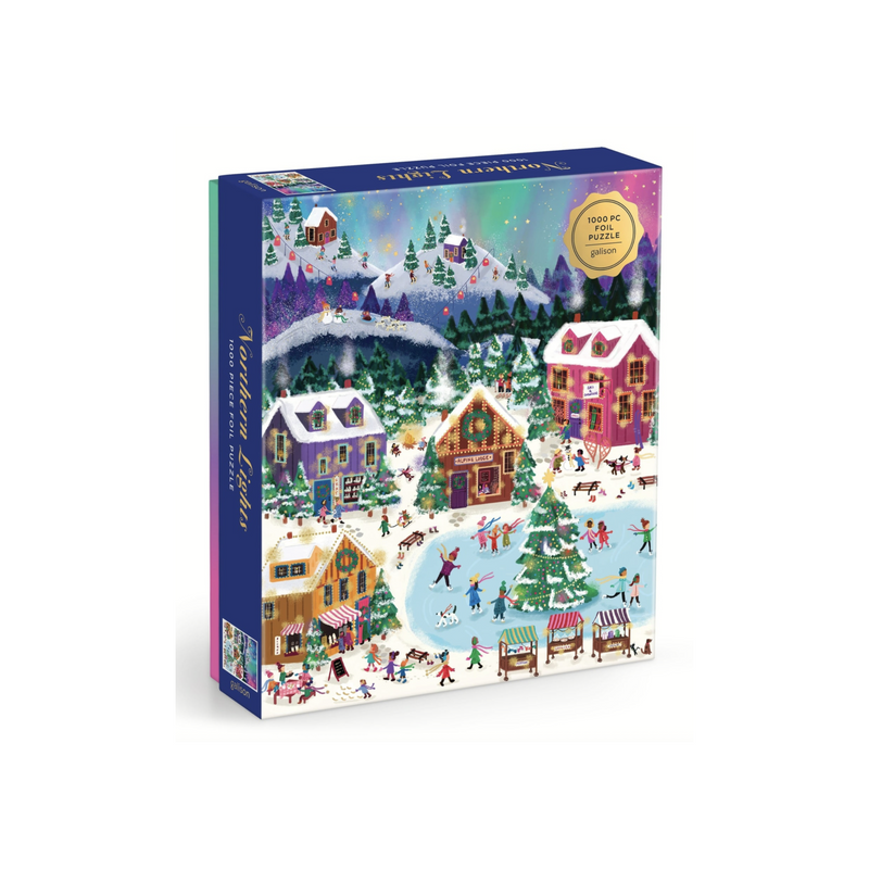 Galison: Joy Laforme Northern Lights 1000 Piece Foil Puzzle
