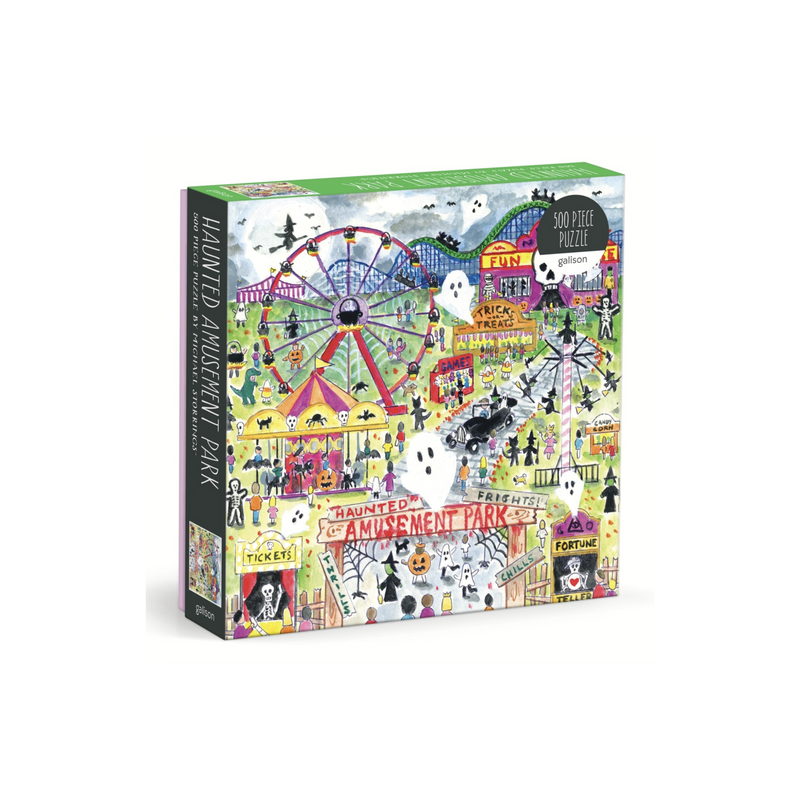 Galison: Michael Storrings Haunted Amusement Park 500 Piece Puzzle