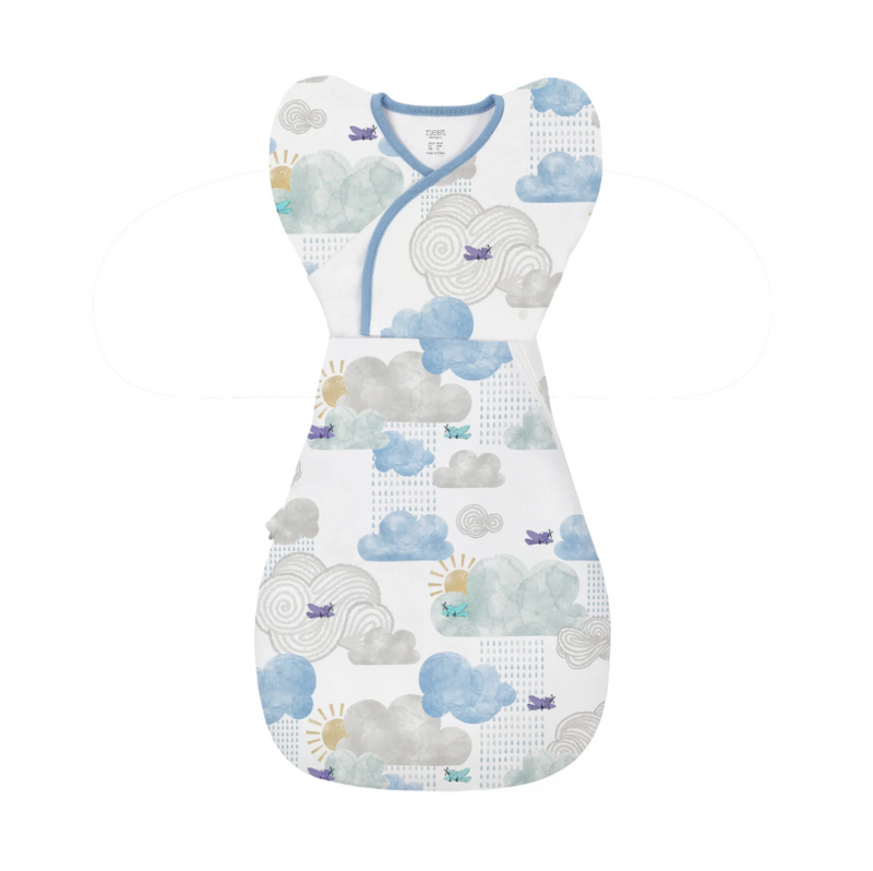 Organic Cotton Startle Stop Sleep Bag | 0.5 TOG - Fluffy Puffs