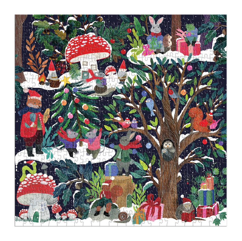 Galison: Yuletide Forest 500 Piece Puzzle