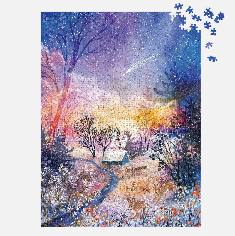Galison: Enchanted Snowfall 1000 Piece Puzzle