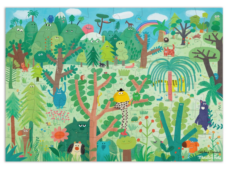 Moulin Roty Schmouks - Wonderful World Puzzle 48pcs