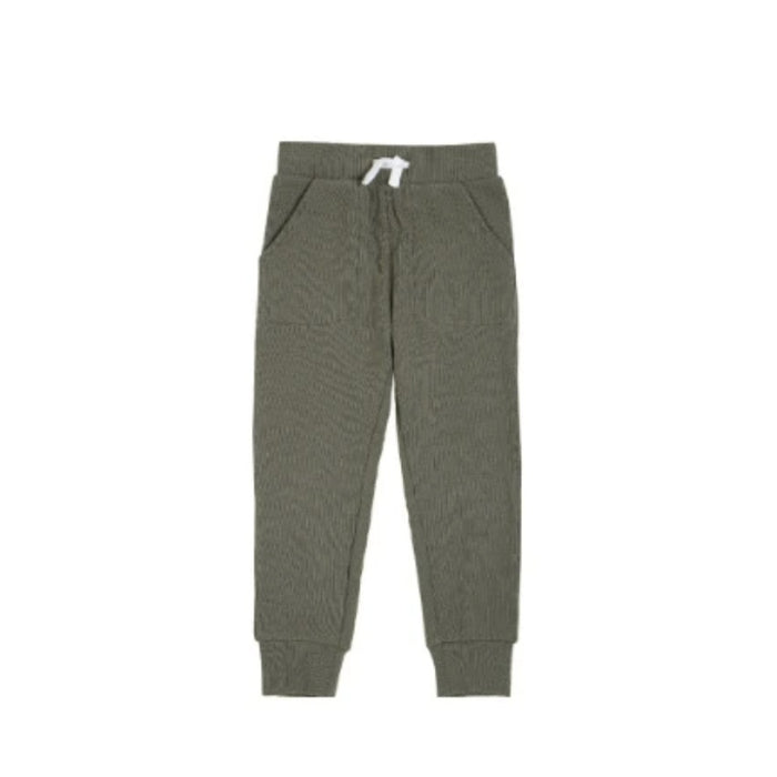 Petit Lem Modal Rib Pants - Green