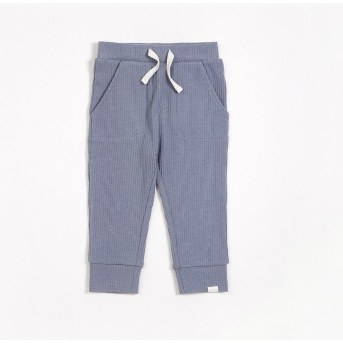 Petit Lem Modal Rib Pants - Blue