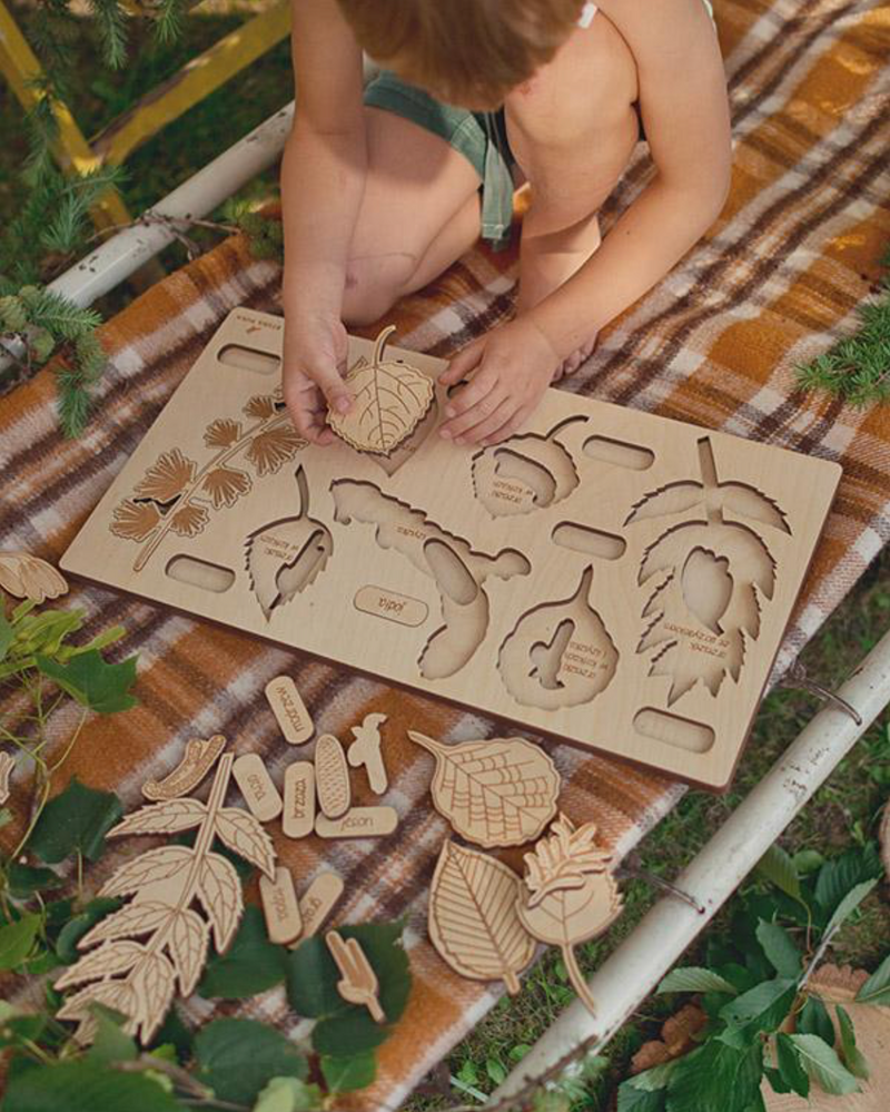 Stuka Puka - Wooden Puzzle-  What Has Fallen from The Tree