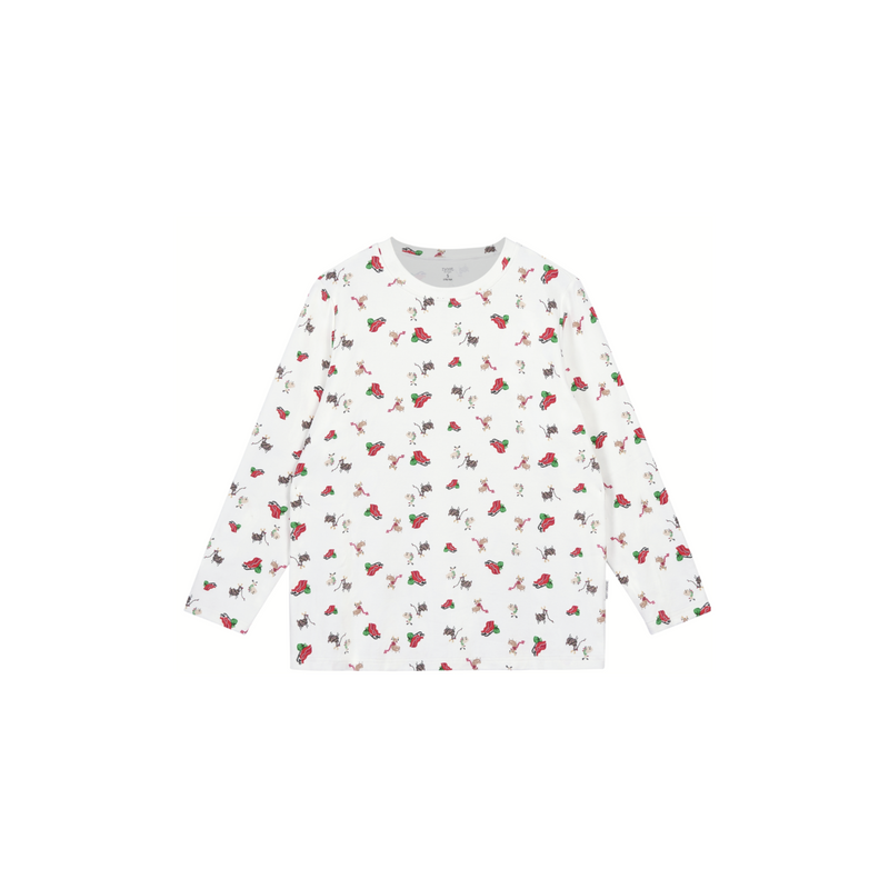 Women's Long Sleeve PJ Set (Cotton) - Sleigh All Day