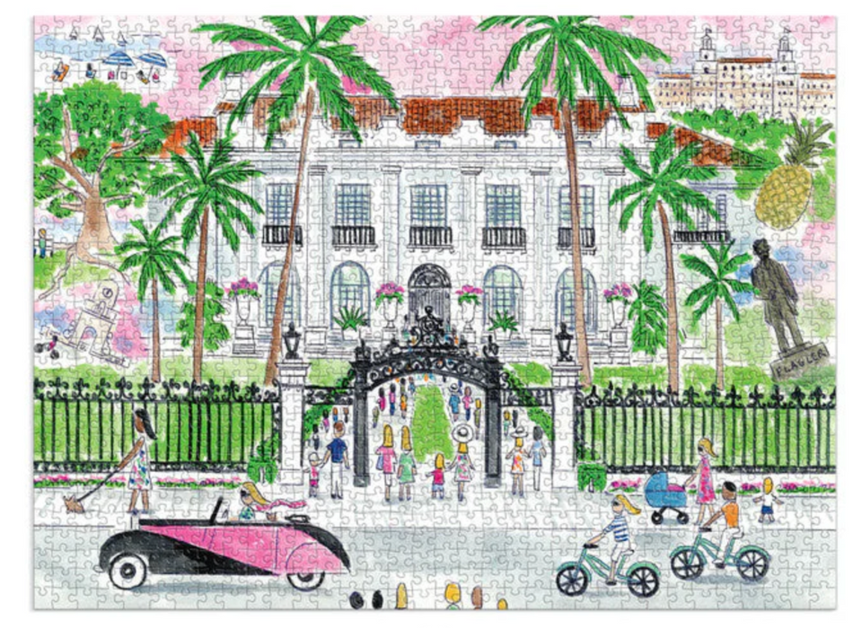 Galison: A Sunny Day in Palm Beach 1000 Piece Puzzle