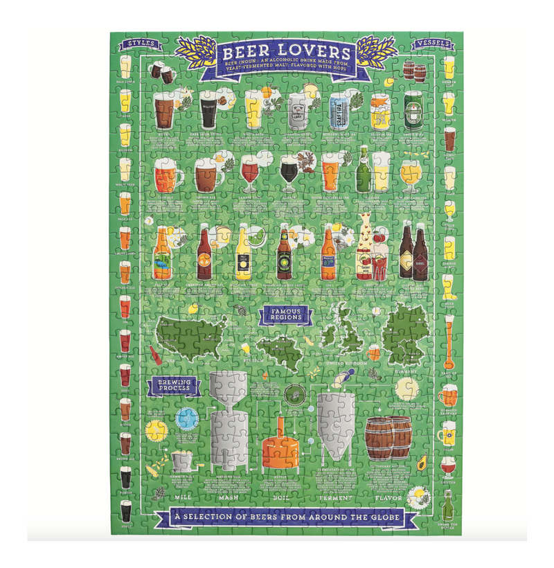 Ridley's Game - Beer Lover's 500 Piece Jigsaw Puzzle