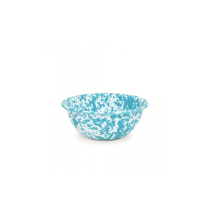 Crow Canyon Splatter Enamelware 20 oz Cereal Bowl