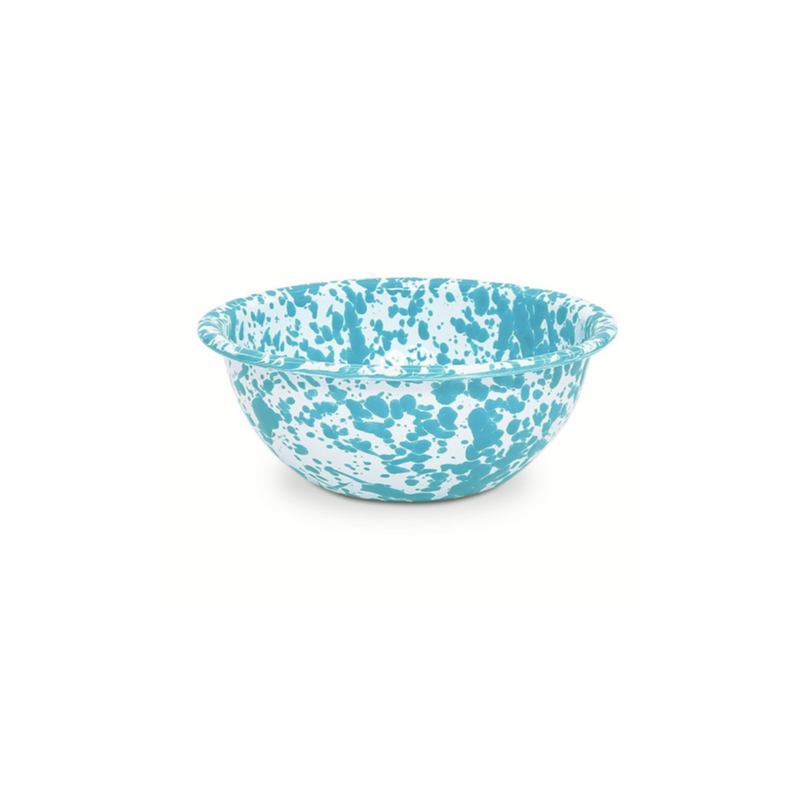 Crow Canyon Splatter Enamelware 20 oz Cereal Bowl
