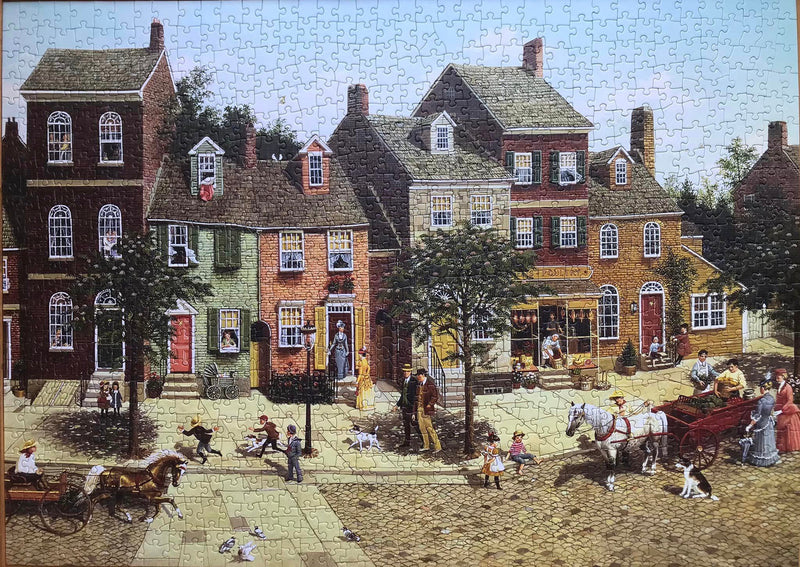 Cobble Hill: The Curve in the Square | 1000 Piece Puzzle