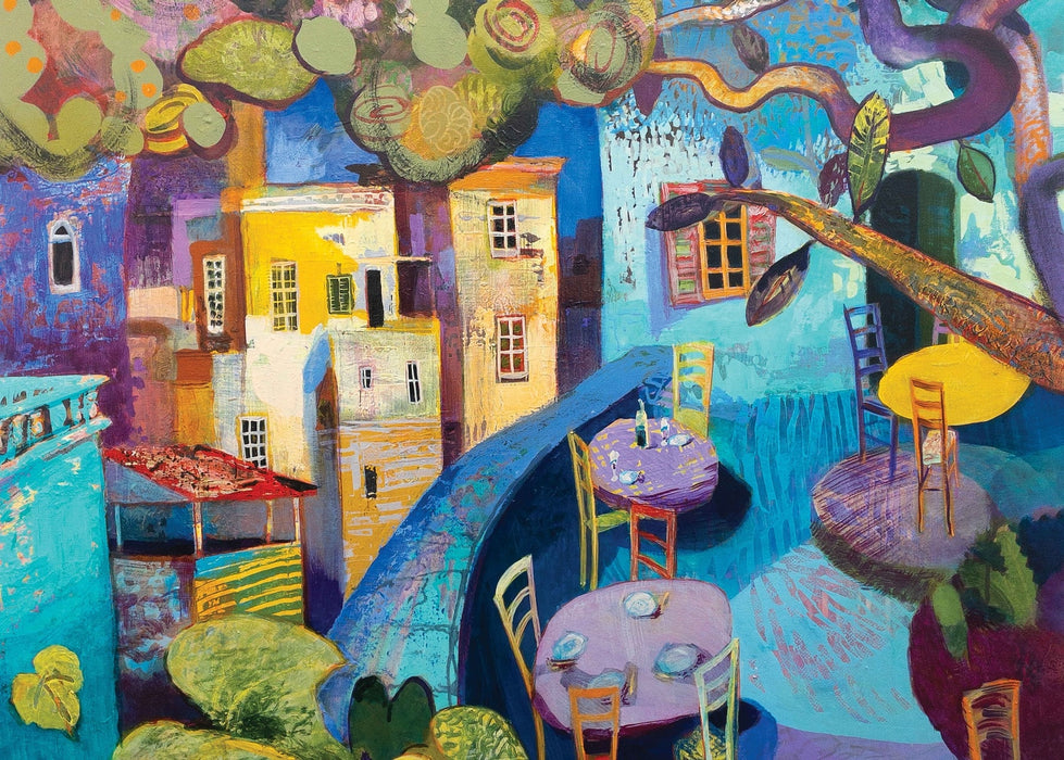 Twilight in Umbria, 500pc Velvet-Touch Jigsaw Puzzle