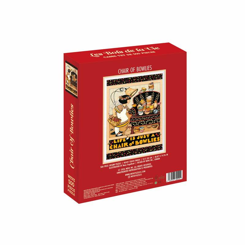 WEVE Puzzle: Chair of Bowlies - 500 Piece Puzzle