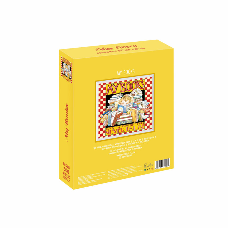 WEVE Puzzle: My Books - 500 Piece Puzzle