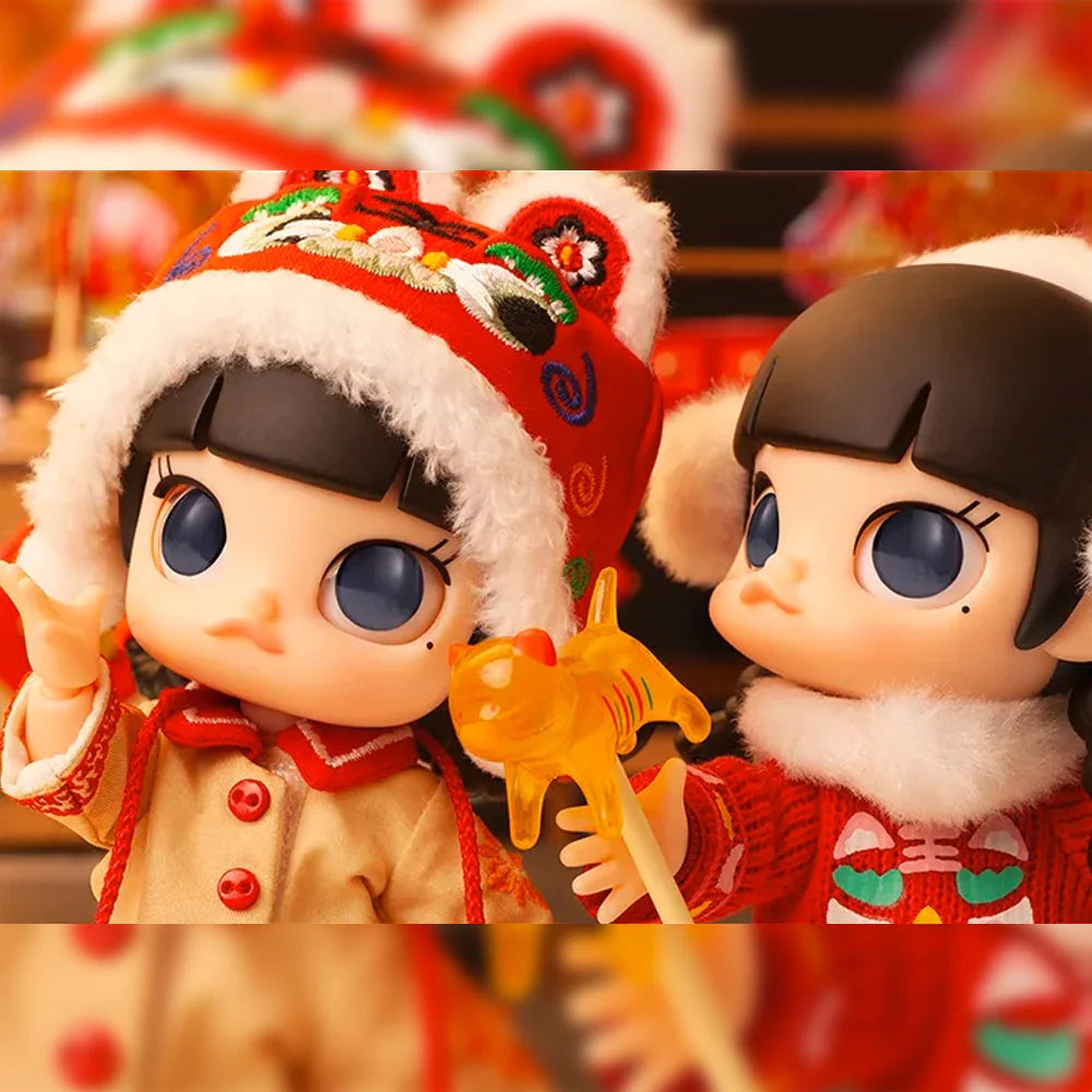 POP MART - Molly Baby Tiger BJD Art Toy Figure (Set of 2) — WEVE