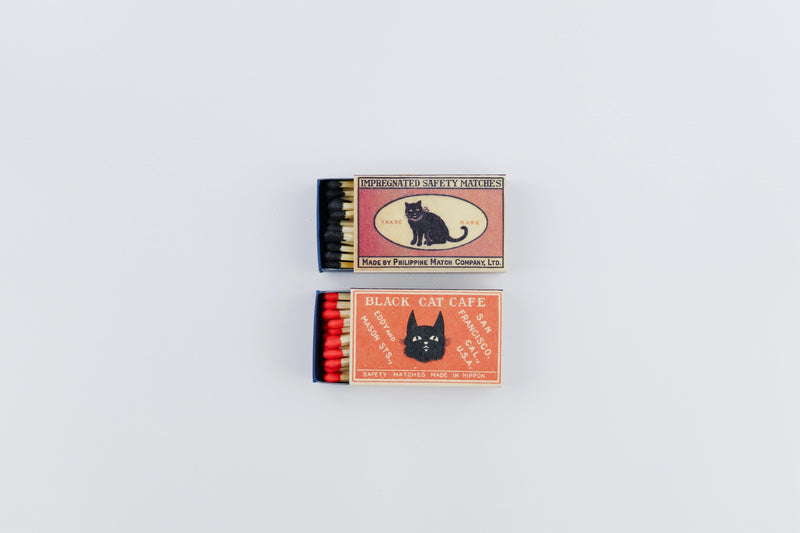 M.D.F. Retro Safety Matches Assorted Box - Family Pets