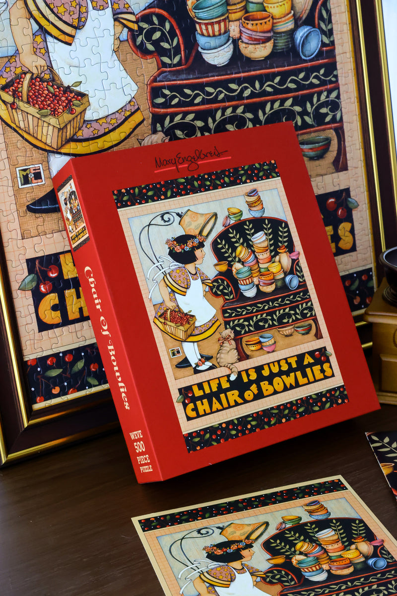 WEVE Puzzle: Chair of Bowlies - 500 Piece Puzzle