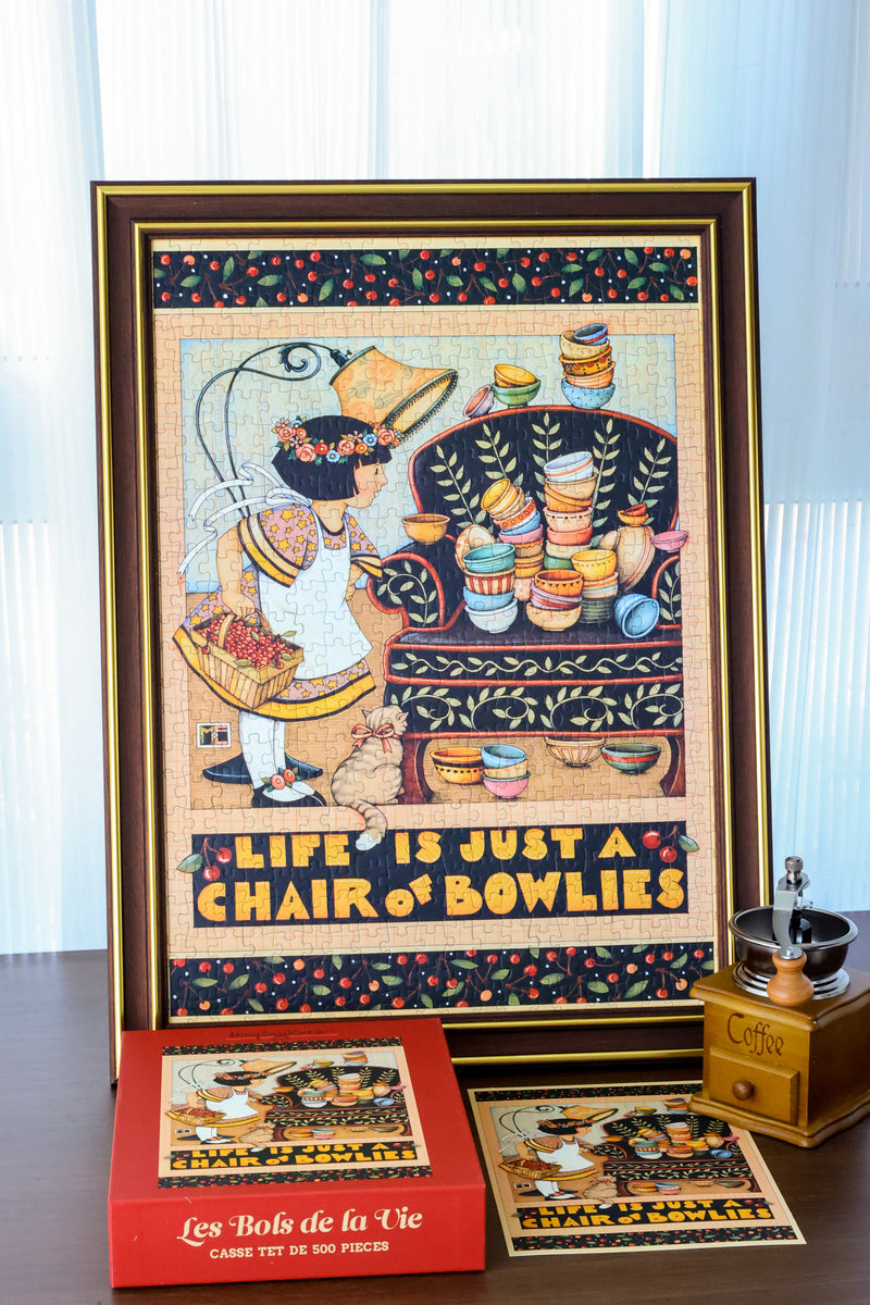 WEVE Puzzle: Chair of Bowlies - 500 Piece Puzzle