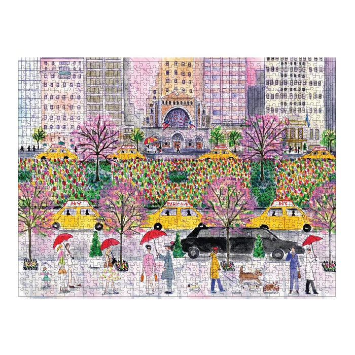 Galison: Michael Storrings Spring on Park Avenue 1000 Piece Puzzle