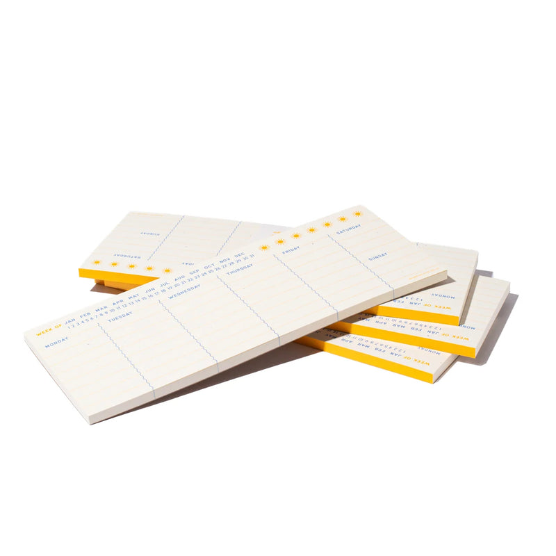 Bromstad Printing Co. Weekly Planner Notepad