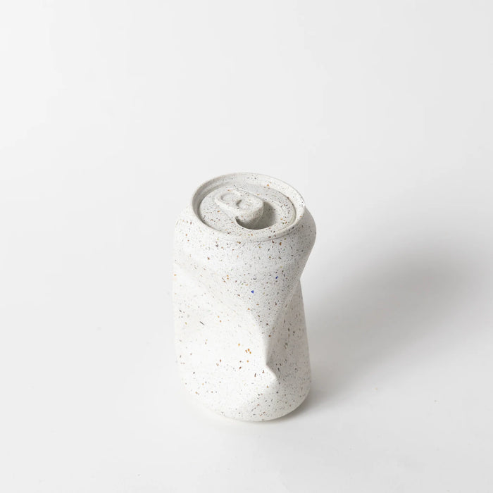 Soda Can Vase - White Terrazzo