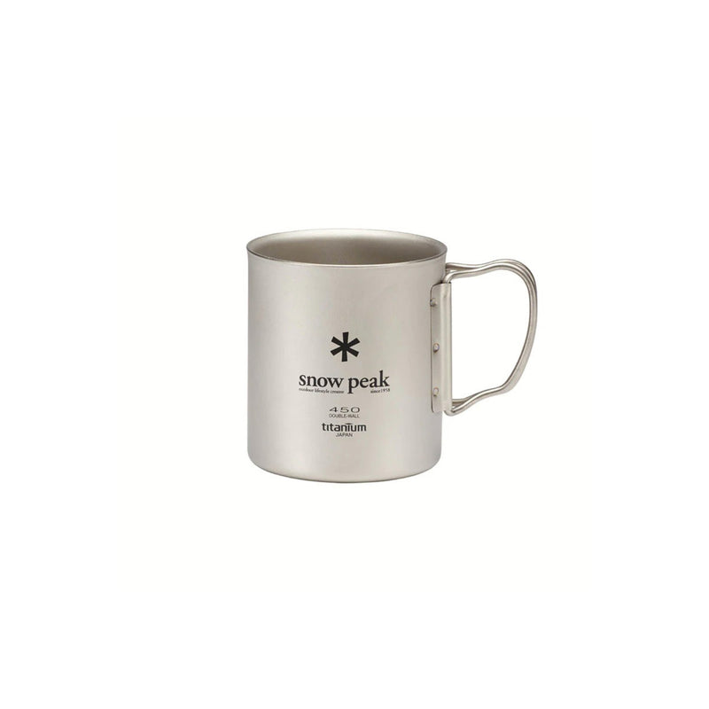 Snow Peak Titanium Double Wall Mug 450 ml