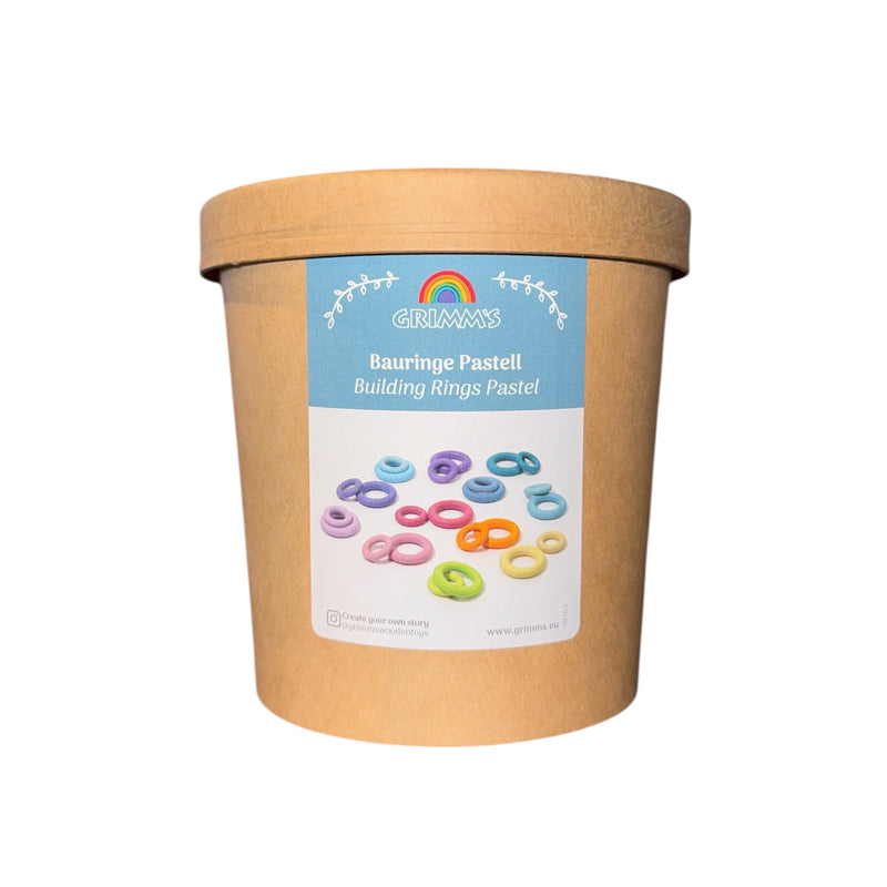 Grimm's Building Rings Pastel (24pcs)