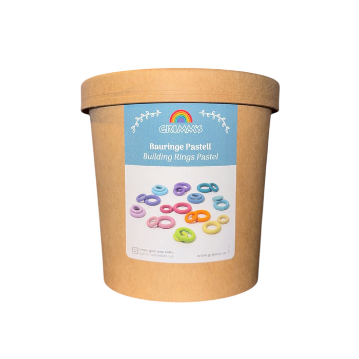Grimm's Building Rings Pastel (24pcs)