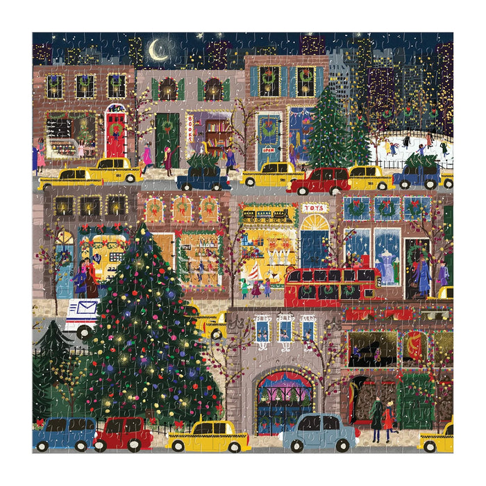 Galison: Winter Lights 500 Piece Foil Jigsaw Puzzle