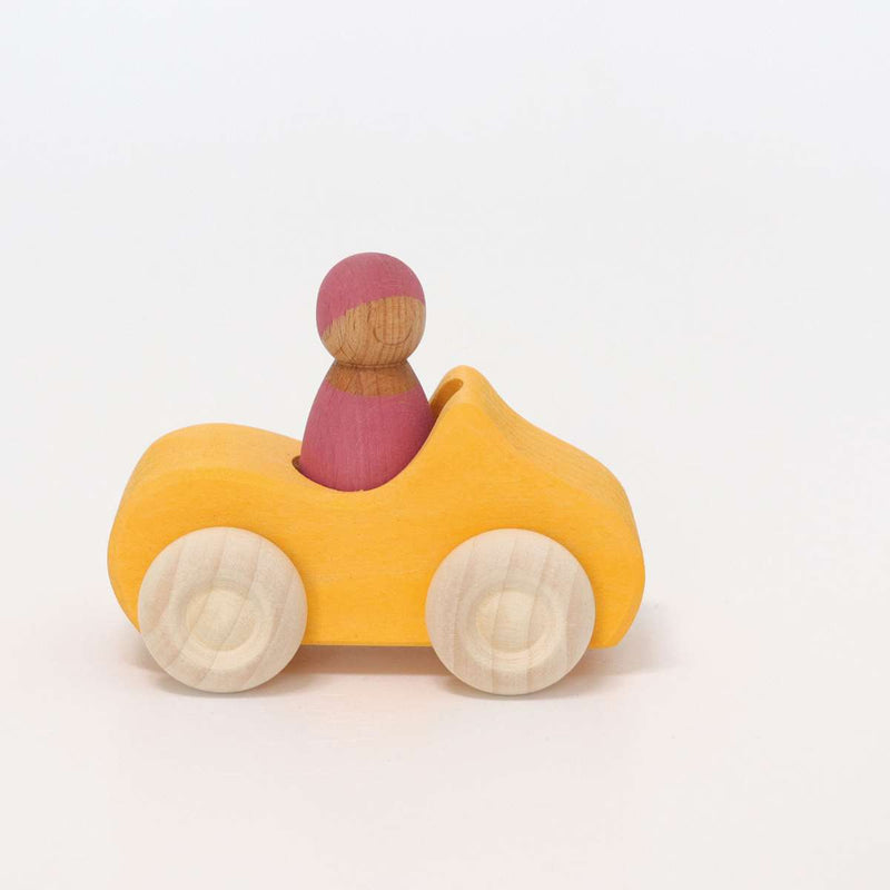 Grimm's Small Convertible Yellow Car