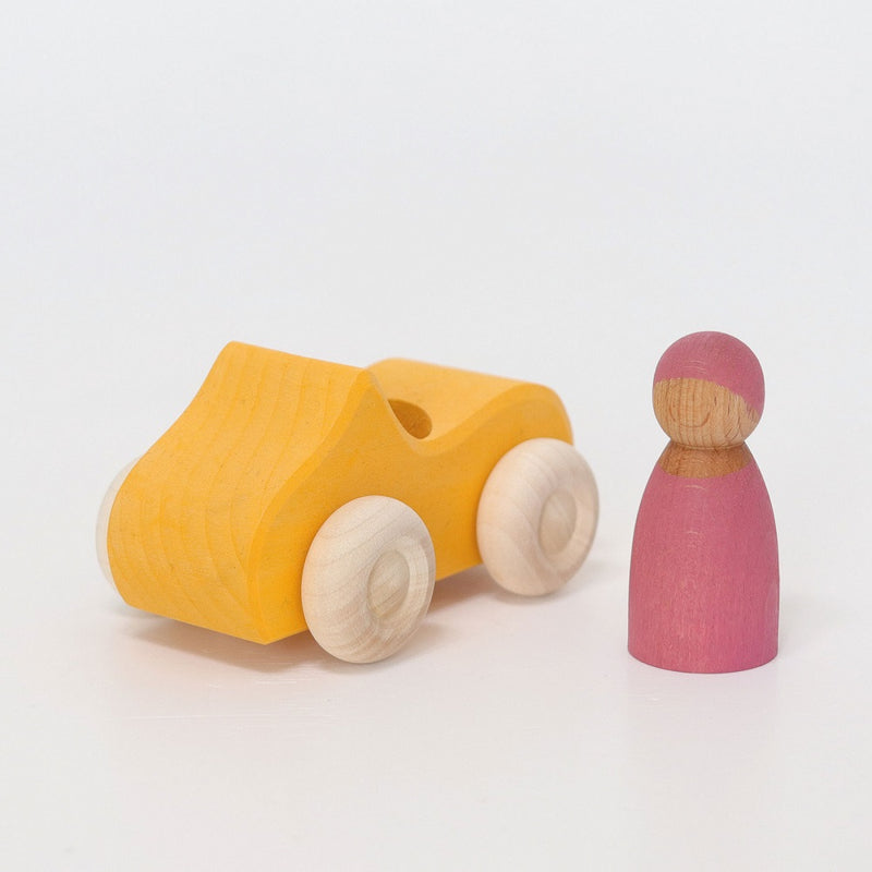 Grimm's Small Convertible Yellow Car