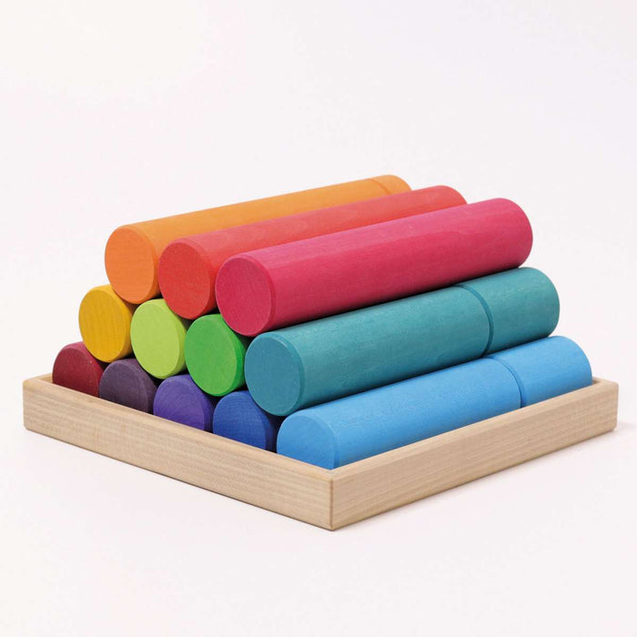 Large Building Rollers Rainbow